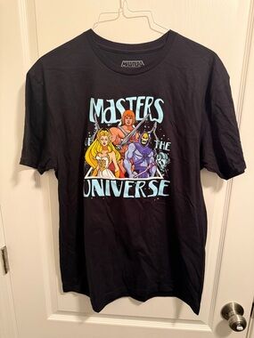 Hybrid Apparel Masters of the Universe Graphic Tee - Black with Multicolor Print
